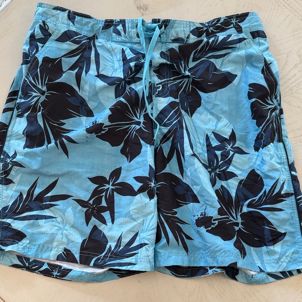 Speedo Bold Hawaiian Floral Swim Trunks Resort Beach Mens XL